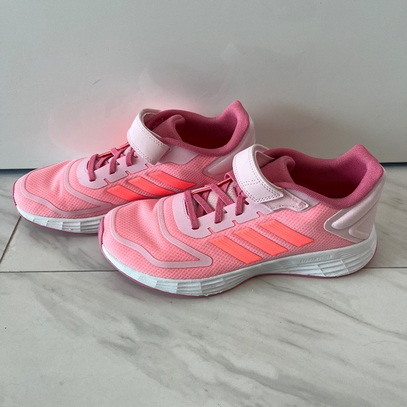 Adidas Lightmotion Running Shoes Pink Neon Size 5.5 - Picture 4 of 12